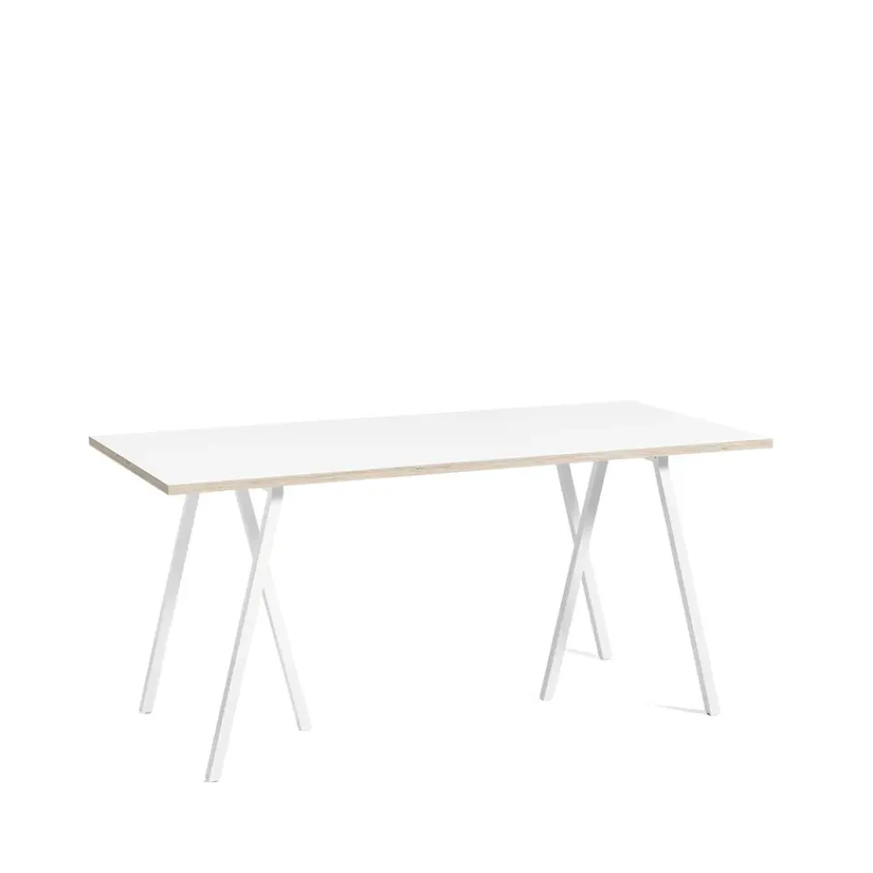 Mesa de comedor Loop Stand, White laminate-white, 160 cm*HAY Online