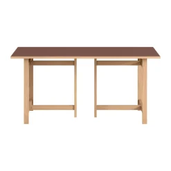 Mesa de comedor Rectangular, Burgundy, 160x90 cm*MOEBE Discount