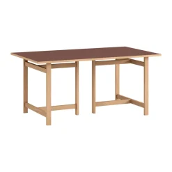 Mesa de comedor Rectangular, Burgundy, 160x90 cm*MOEBE Discount