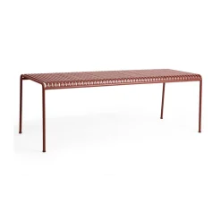 Mesa de comedor Palissade 220x90 cm, Iron red*HAY