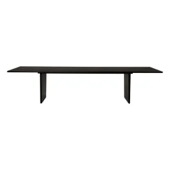 Mesa de comedor Private 100x320 cm, Roble teñido de marrón-*GUBI Outlet