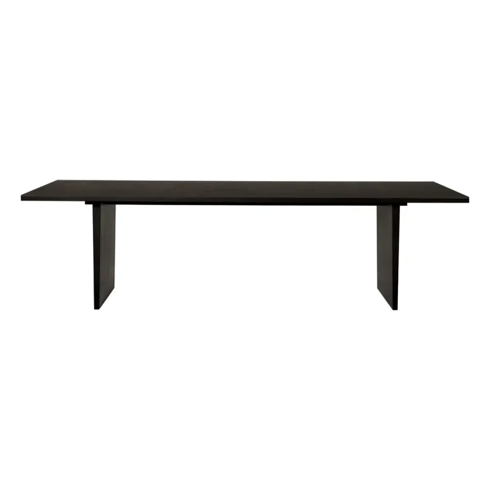 Mesa de comedor Private 100x260 cm, Roble teñido de marrón-*GUBI New