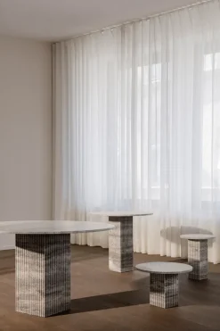 Mesa de comedor Soho, Tufo , Ø120 × 72 cm*NORR11 Sale