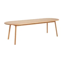 Mesa de comedor Triangle Leg, roble lacado, 250×85 cm*HAY Outlet