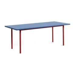 Mesa de comedor Two-Colour 90x200 cm, Maroon red-blue*HAY Hot