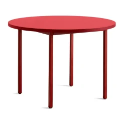 Mesa de comedor Two-Colour Ø105 cm, Maroon red-red*HAY Online