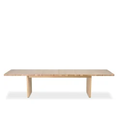 Mesa de comedor Vaud, Roble blanqueado, 2 extensiones*Mavis Outlet