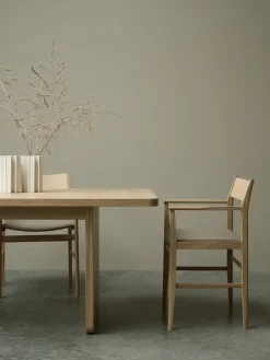 Mesa de comedor Vaud, Roble blanqueado, 2 extensiones*Mavis Outlet