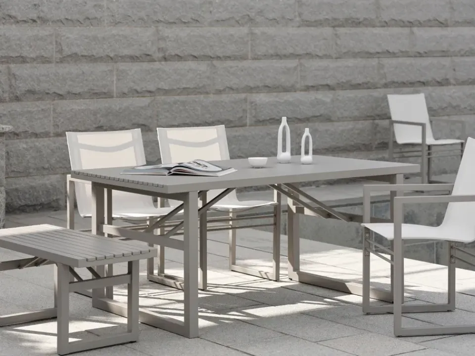 Mesa de comedor Vevi, Khaki 160 cm*Brafab Clearance