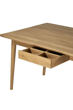 Mesa de comedor VIOR 90x120 cm, Roble lacado*NJRD