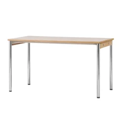 Mesa de conferencia Co Table 140x70cm, Chrome, laminate creme*Audo Copenhagen Hot