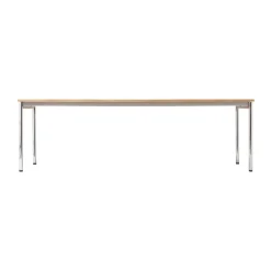 Mesa de conferencia Co Table 240x100cm, Chrome, laminate creme*Audo Copenhagen