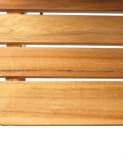 Mesa de exterior M26 Lilleø, Teak-acero inoxidable*FDB Møbler Best
