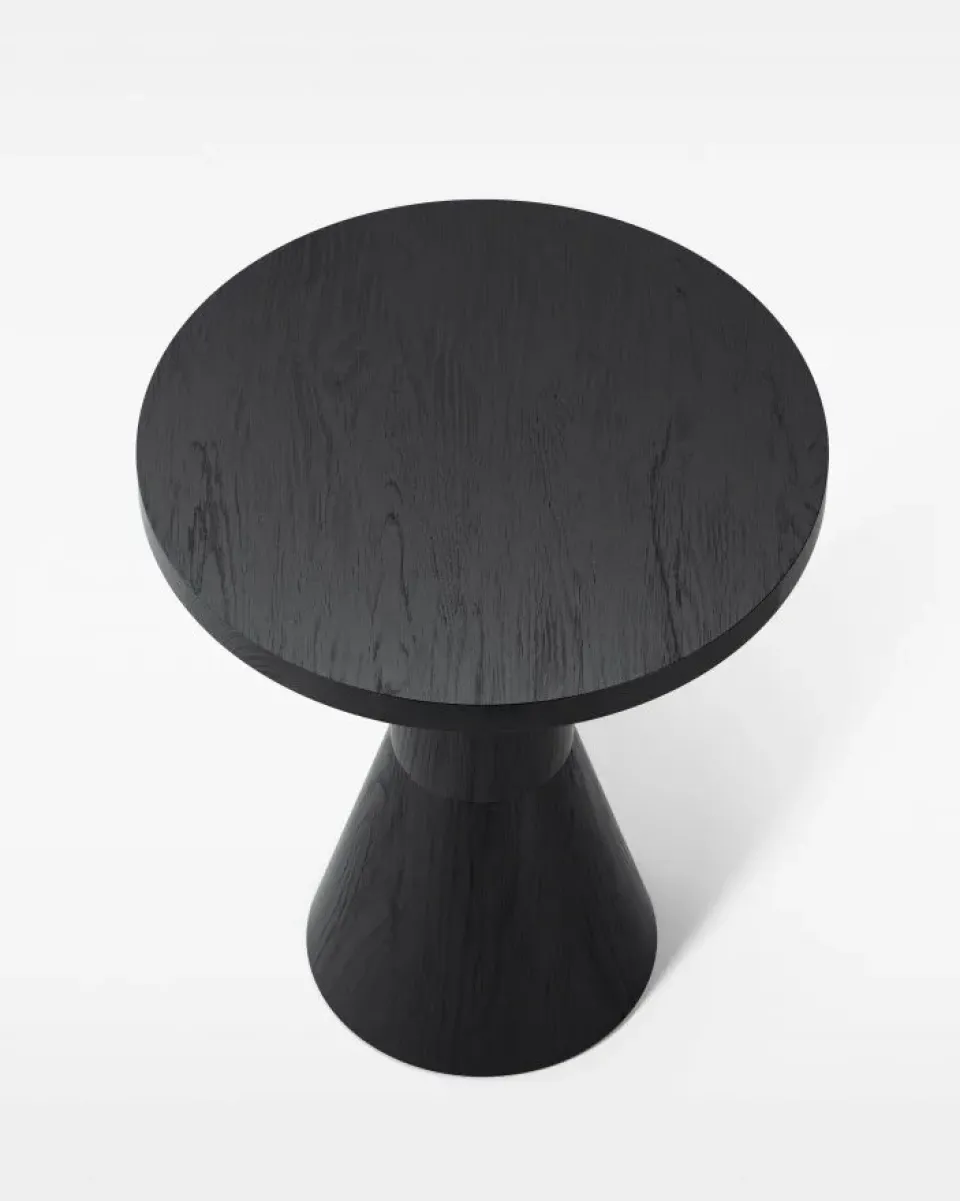 Mesa Draft Ø50 cm, Fresno teñido de*Massproductions Best