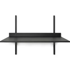 Mesa escritorio Sector, Black ash-black brass*Ferm Living Hot