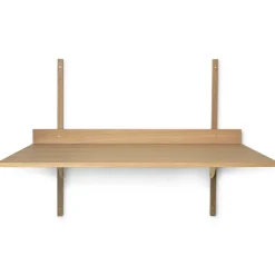 Mesa escritorio Sector, Oak-brass*Ferm Living Discount