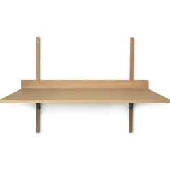 Mesa escritorio Sector, Oak-black brass*Ferm Living New