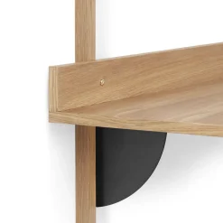 Mesa escritorio Sector, Oak-black brass*Ferm Living New