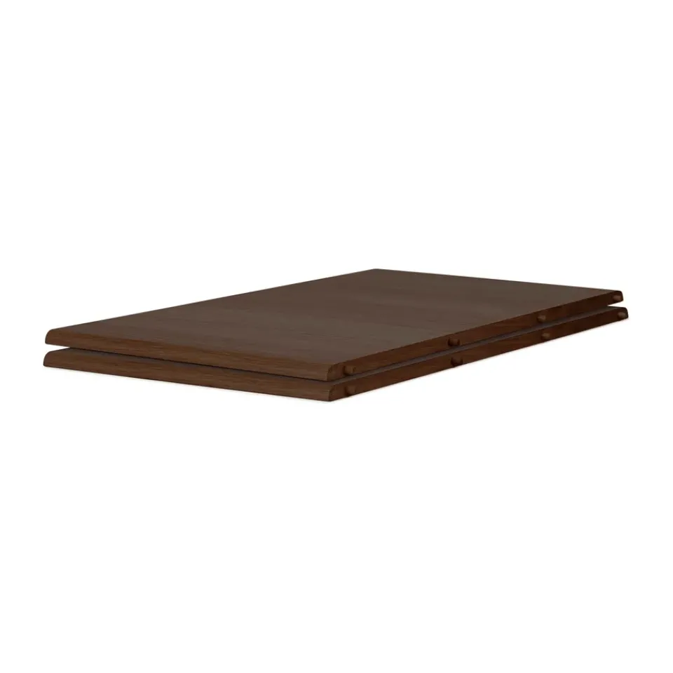 Mesa Evermore con 2 extensiones de 45 cm cada una, Oiled walnut, 190 cm*Warm Nordic Hot