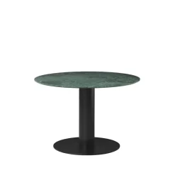 Mesa 2.0, Marble green, ø110, base negra*GUBI Sale