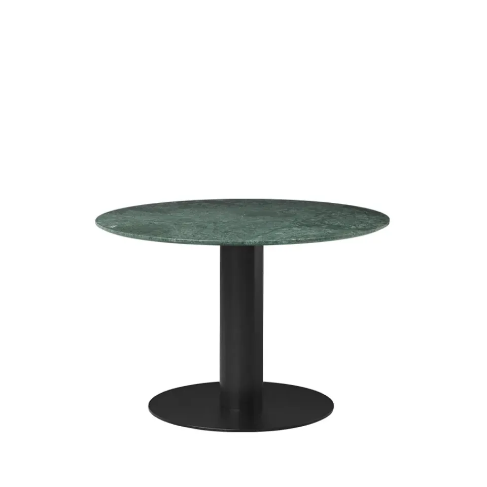 Mesa 2.0, Marble green, ø110, base negra*GUBI Sale