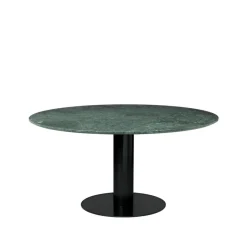 Mesa 2.0, Marble green, ø150, base negra*GUBI