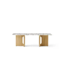Mesa lounge Androgyne, Natural oak-Calacatta viola*Audo Copenhagen Online
