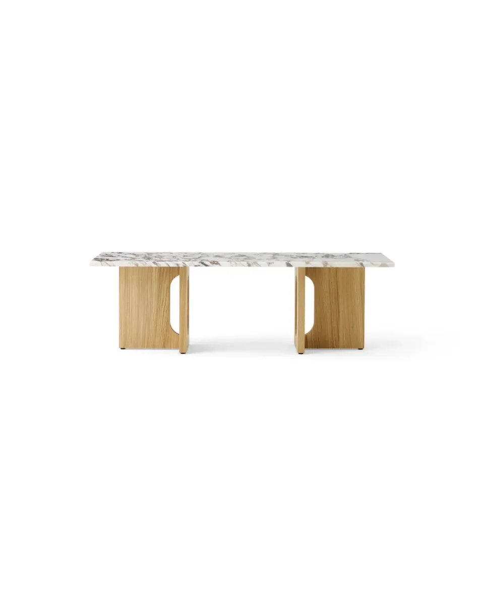 Mesa lounge Androgyne, Natural oak-Calacatta viola*Audo Copenhagen Online