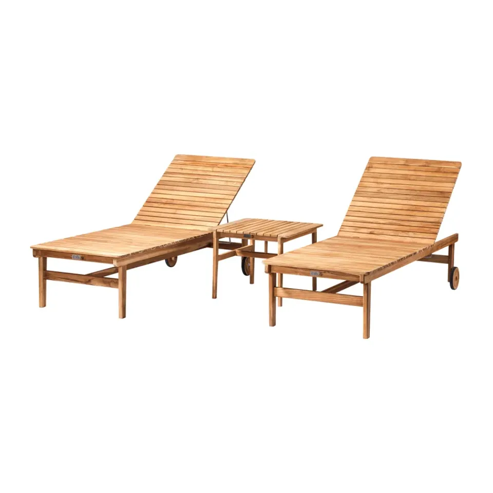 Mesa lounge M19 Sammen 61,5x47,7 cm, Teak-nature oiled*FDB Møbler Hot