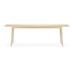 Mesa Miss Holly 235x100 cm, Abedul aceitado natural, 1 tablero de extensión*Stolab Hot