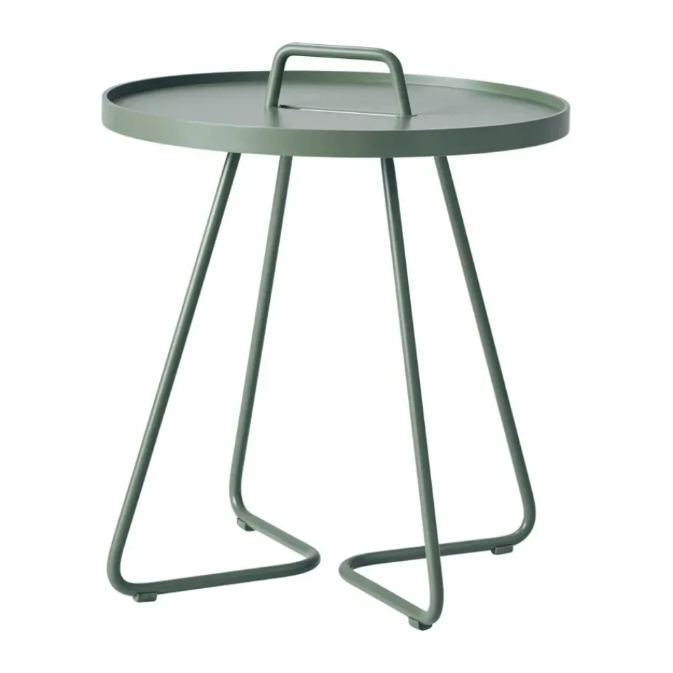 Mesa On the move Ø44 cm, Dusty green*Cane-line Discount