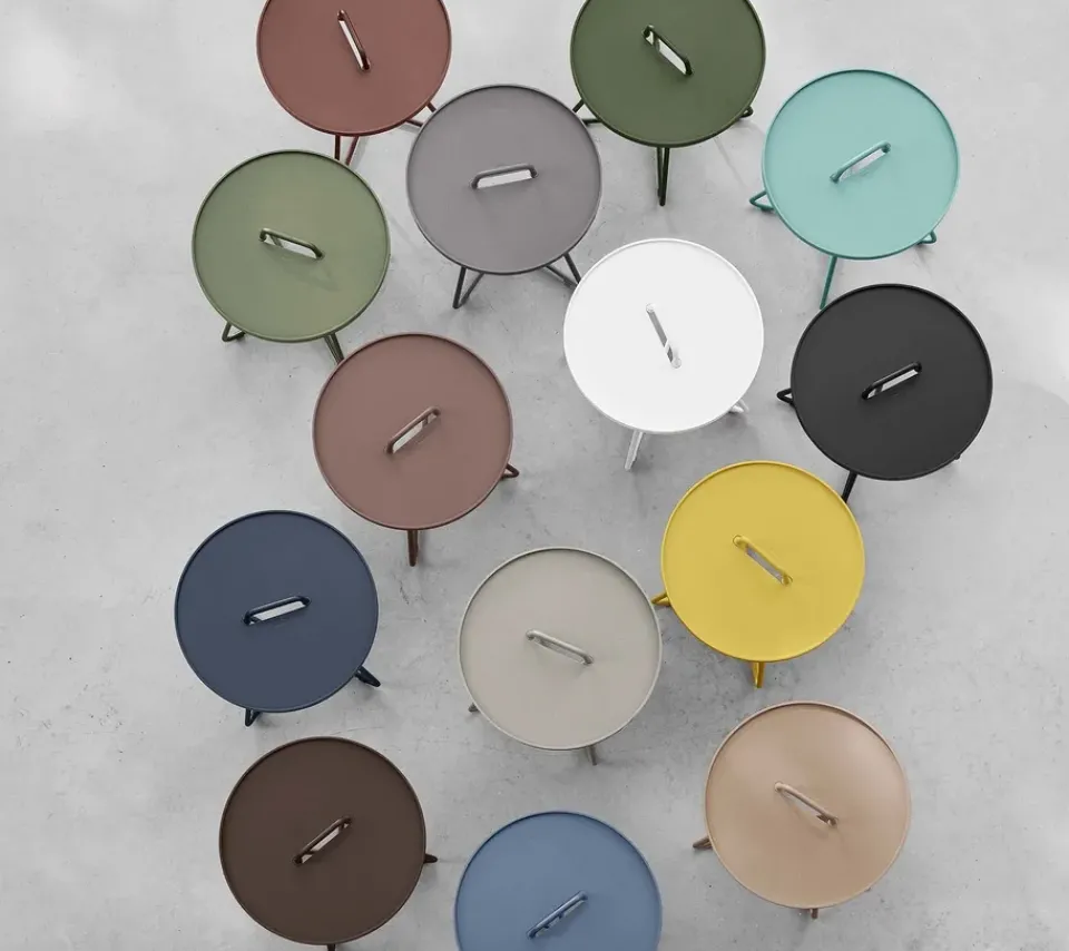 Mesa On the move Ø44 cm, Dusty green*Cane-line Discount