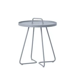 Mesa On the move Ø44 cm, Light grey*Cane-line Sale