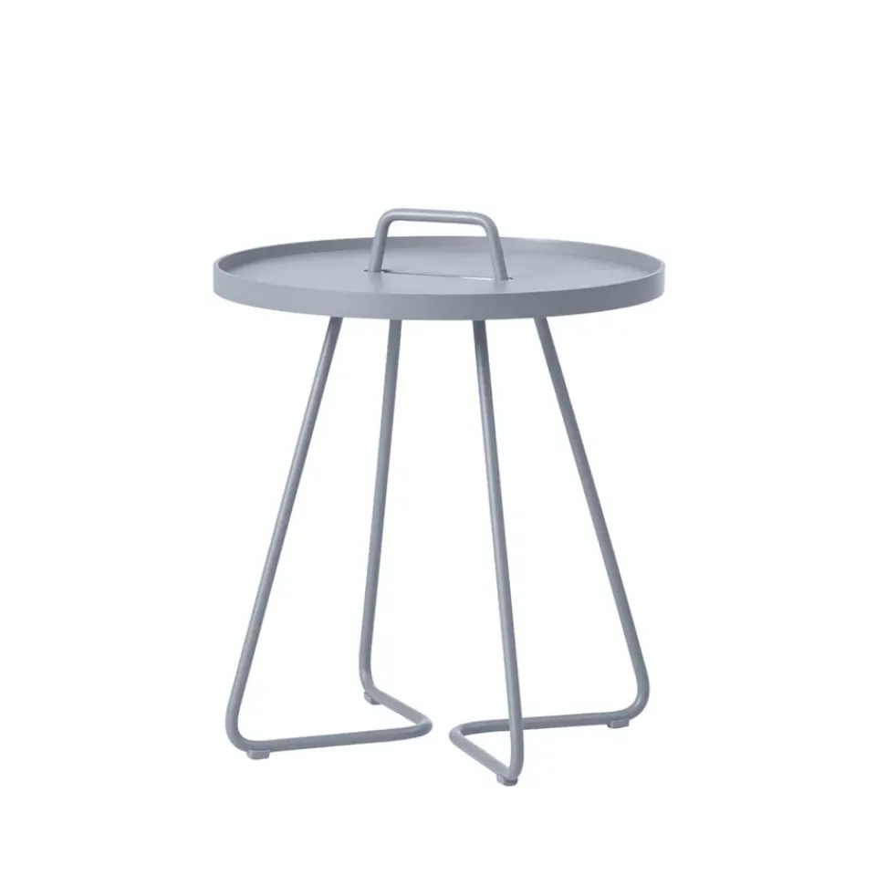 Mesa On the move Ø44 cm, Light grey*Cane-line Sale