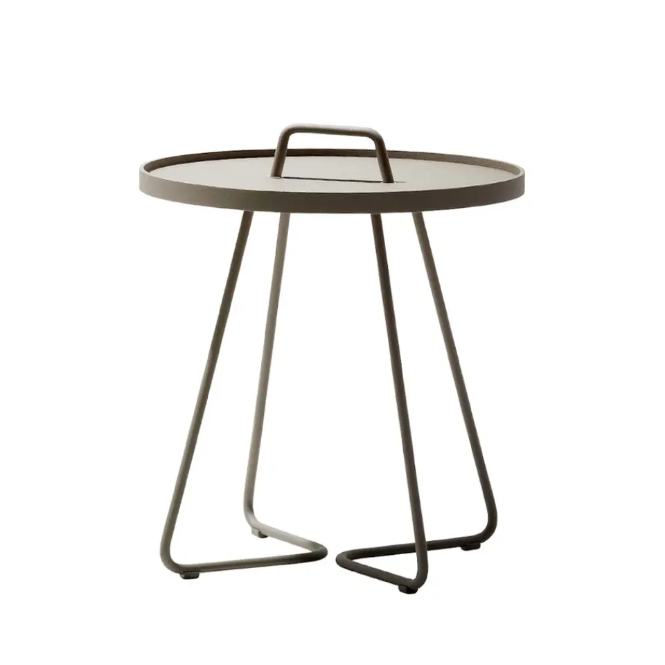 Mesa On the Move Ø52 cm, Taupe*Cane-line Outlet