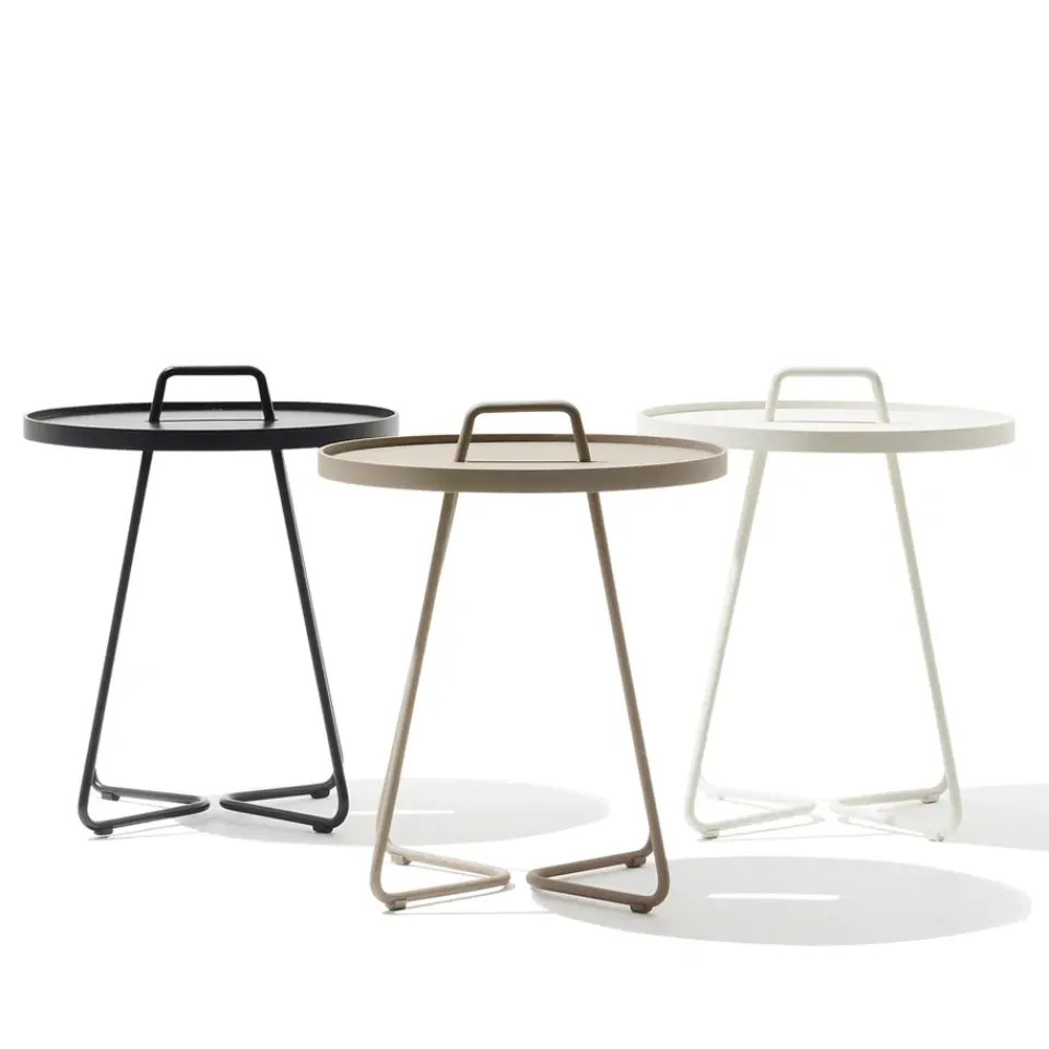 Mesa On the Move Ø52 cm, Taupe*Cane-line Outlet