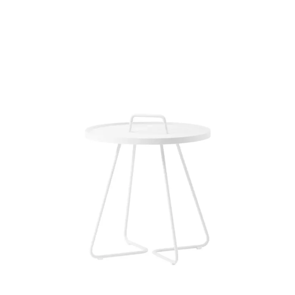 Mesa On the move Ø37 cm, White*Cane-line Discount