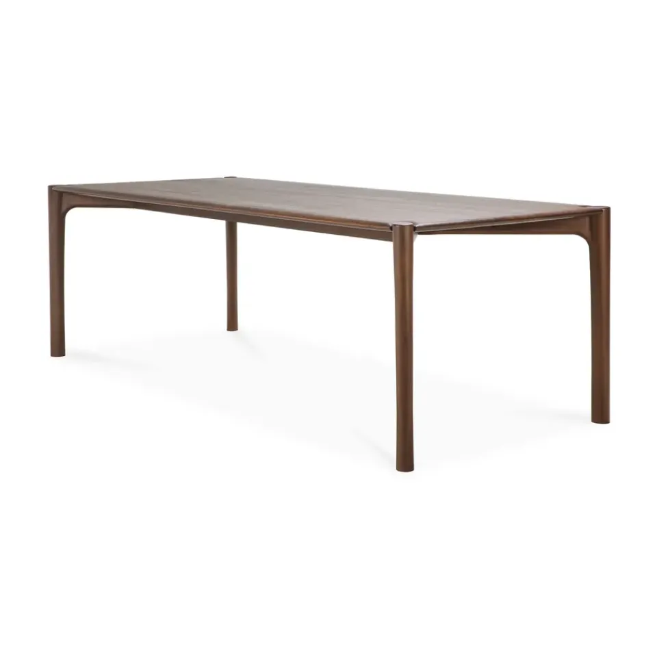 Mesa PI, Lackad teak brown, 240x100 cm*Ethnicraft Discount
