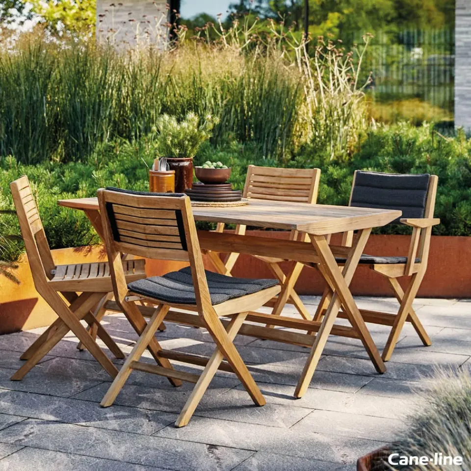 Mesa plegable Flip 140x80x72,5 cm, Teak*Cane-line Outlet