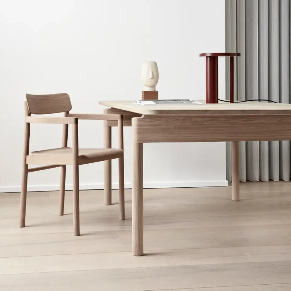 Mesa Post 6442, Roble claro aceitado, 100x320 cm*Fredericia Furniture