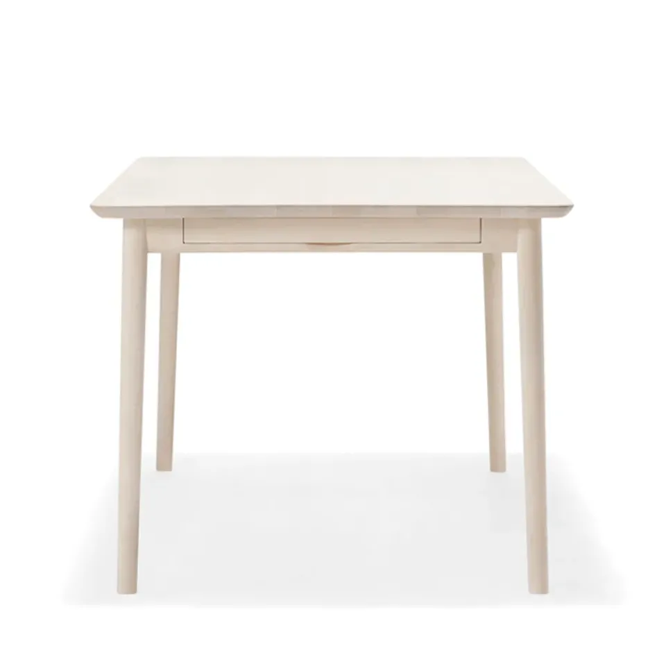 Mesa Prima Vista, Abedul claro lacado mate-180cm-1 tablero de extensión*Stolab Online