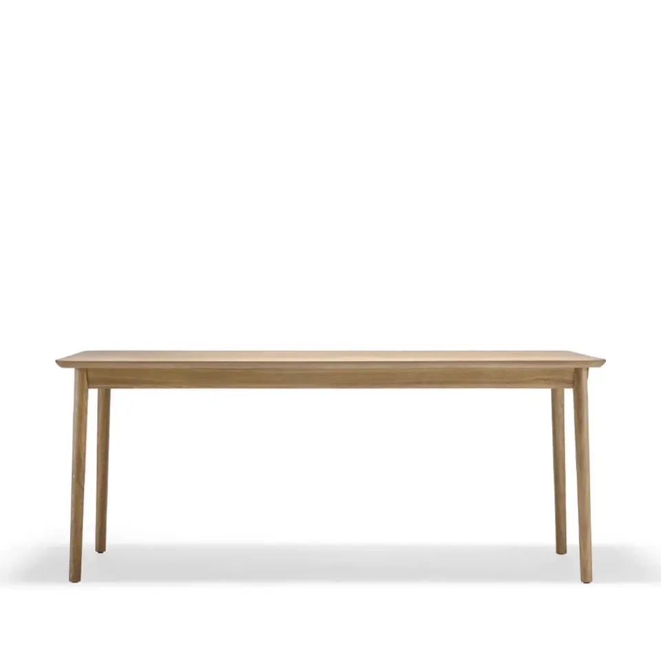 Mesa Prima Vista, Roble aceite natural-180cm-1 tablero de extensión*Stolab New
