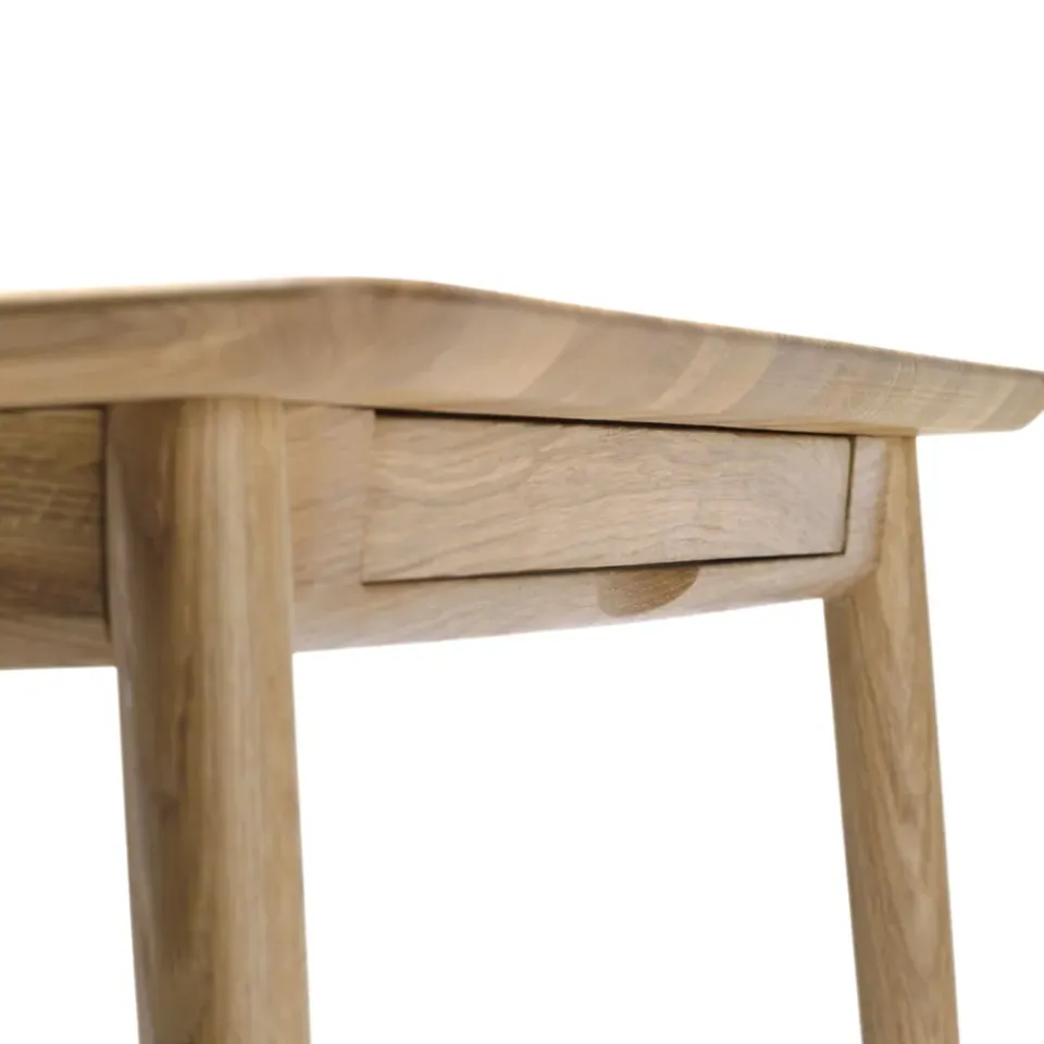 Mesa Prima Vista, Roble aceite natural-180cm-1 tablero de extensión*Stolab New