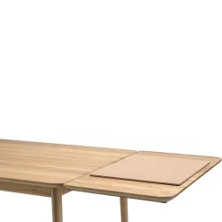 Mesa Prima Vista, Roble aceite natural-180cm-1 tablero de extensión*Stolab New