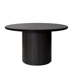 Mesa redonda Moon, Oak brown/black stained, ø150 cm*GUBI Online