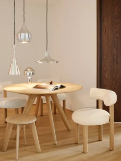 Mesa redonda Slab grande Ø120 cm, Natural*Tom Dixon Clearance
