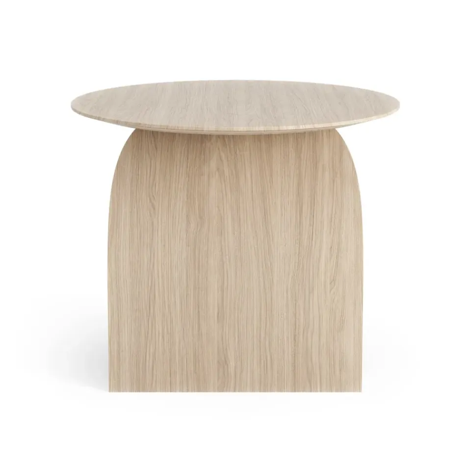 Mesa Savoa H50 cm, roble pigmentado blanco*Swedese Online