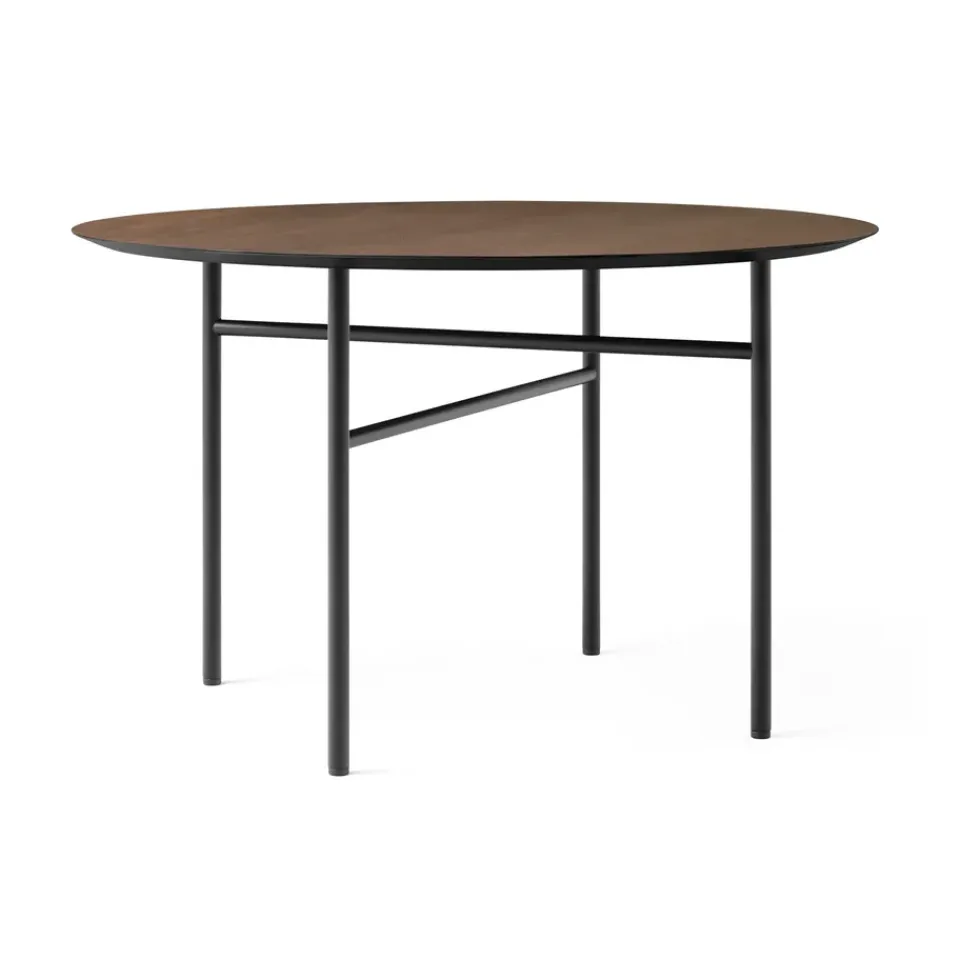 Mesa Snaregade redonda, negro-roble teñido, Ø120 cm*Audo Copenhagen Sale