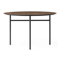 Mesa Snaregade redonda, negro-roble teñido, Ø120 cm*Audo Copenhagen Sale