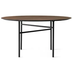 Mesa Snaregade redonda, negro-roble teñido, Ø138 cm*Audo Copenhagen Sale